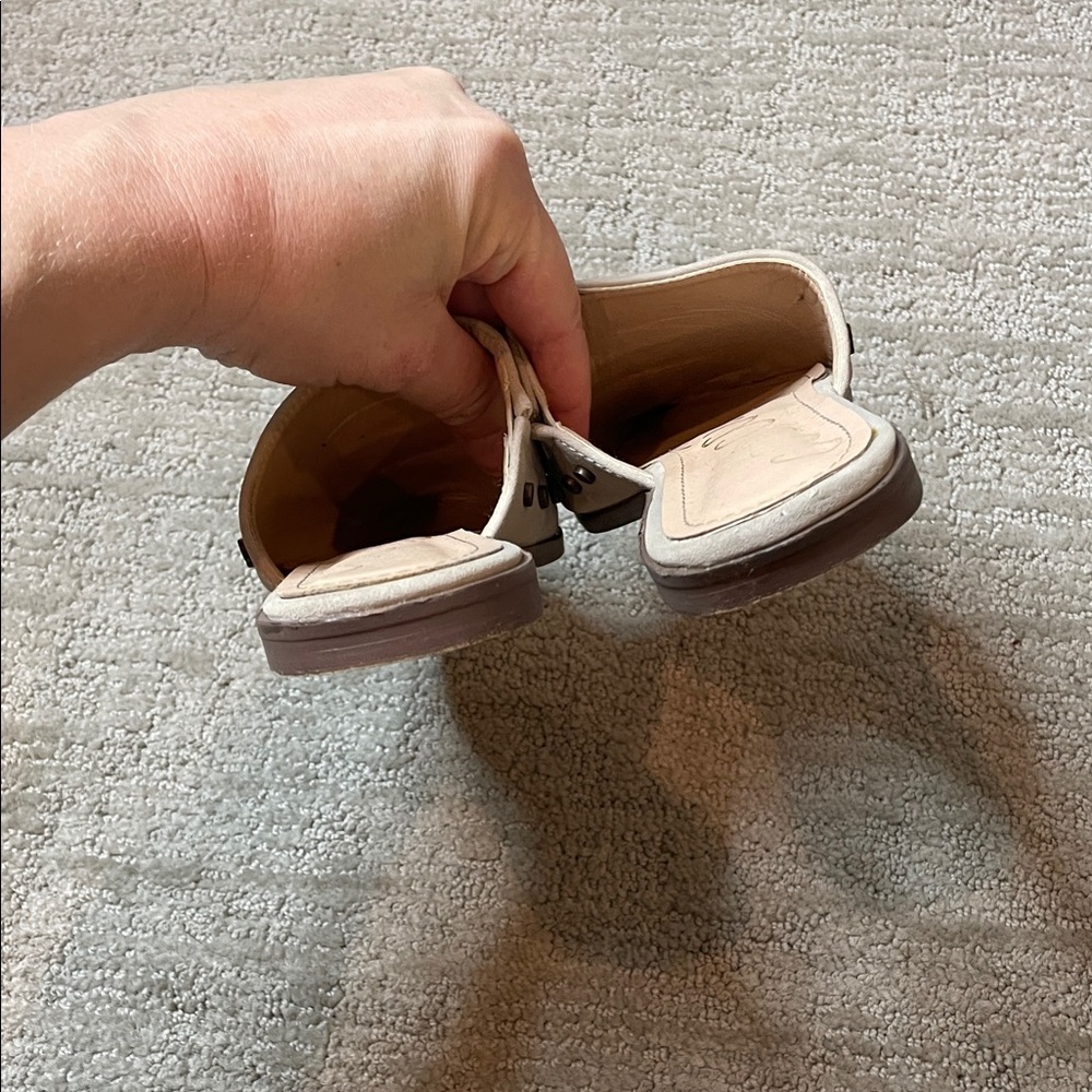 CCOCCI Light Beige Studded Mules - Picture 5 of 5
